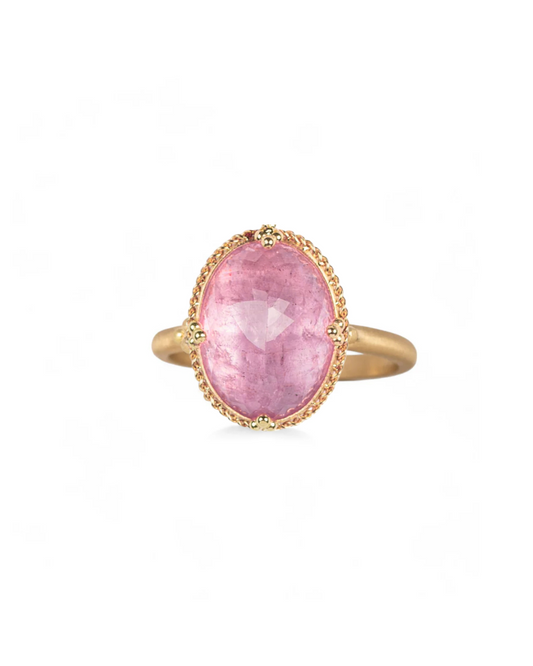 Oval Morganite Ring