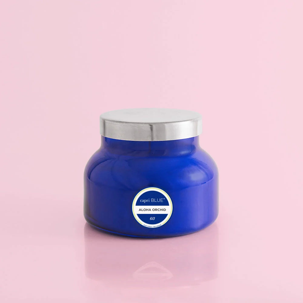 CB Signature blue Candle - Aloha Orchid