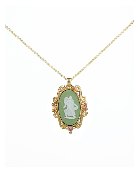 Dancer Cameo Necklace