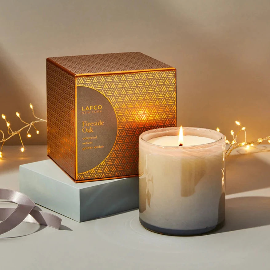 Holiday LAFCO- Fireside Oak Signature Candle