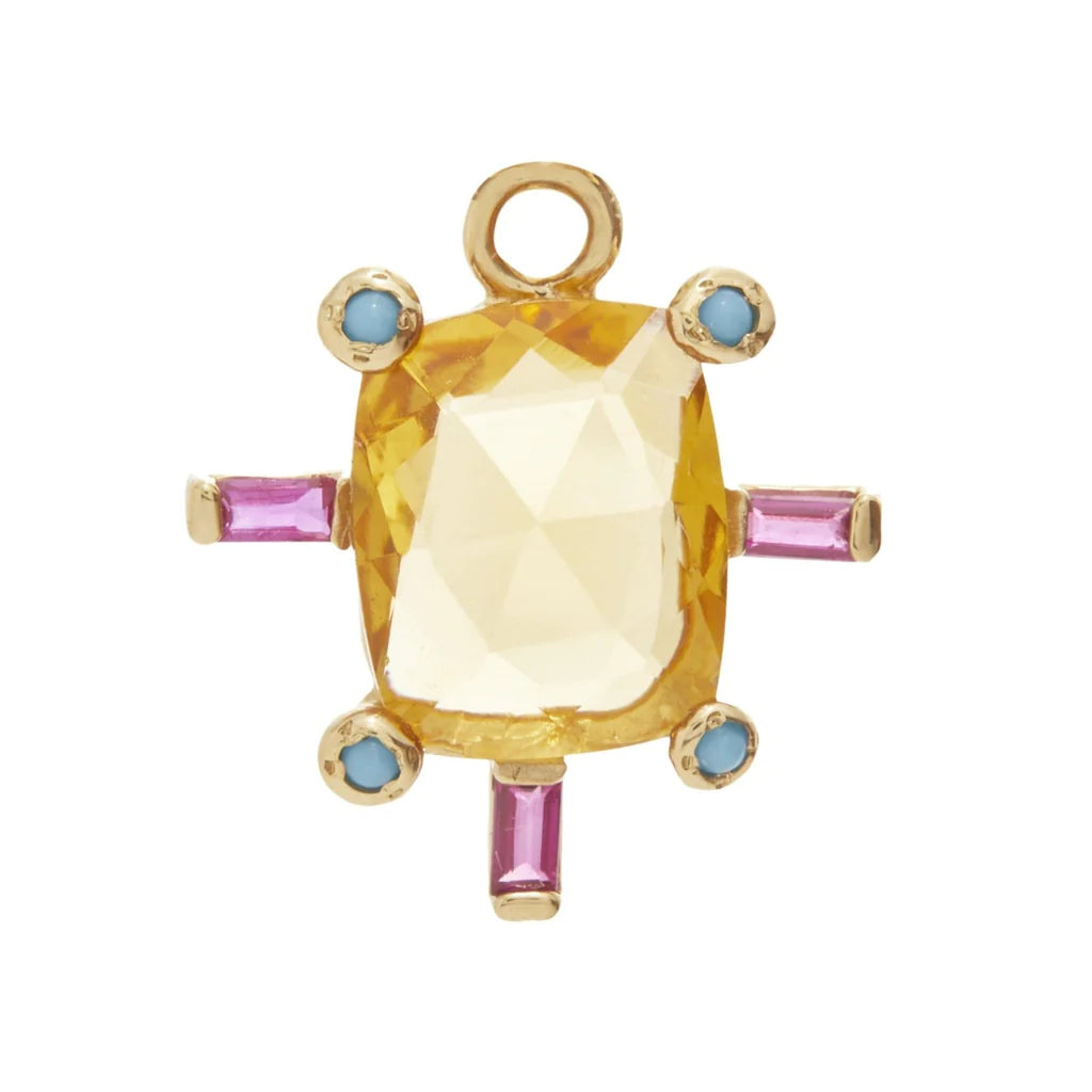 Juno Citrine Earring Charm