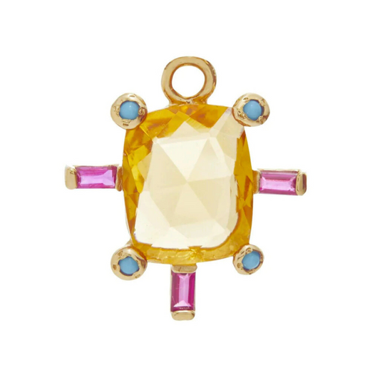 Juno Citrine Earring Charm