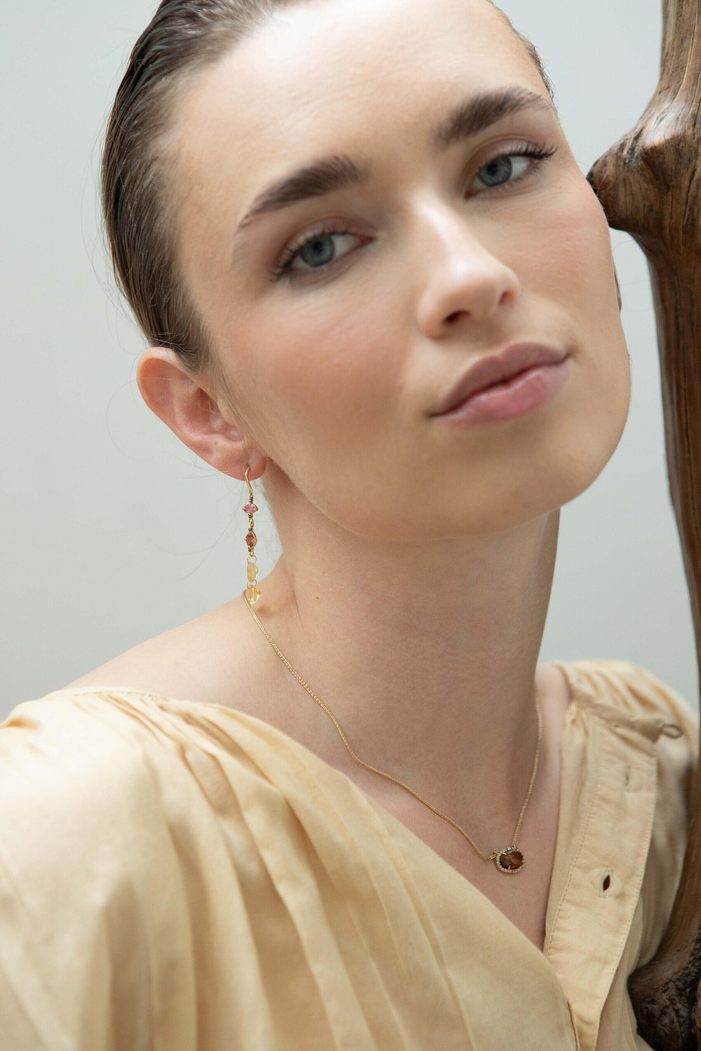 OOAK Gem Drop Earrings