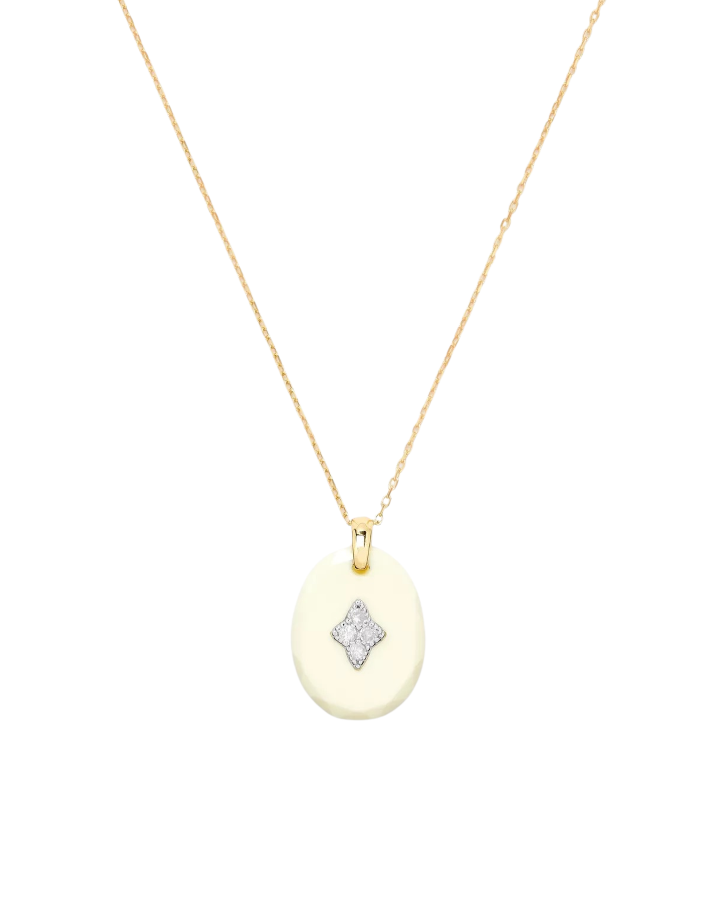 GINA White Resin Necklace