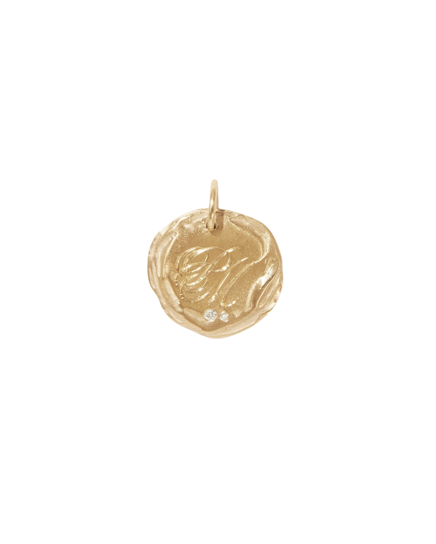 Large Cursive Initial Pendant