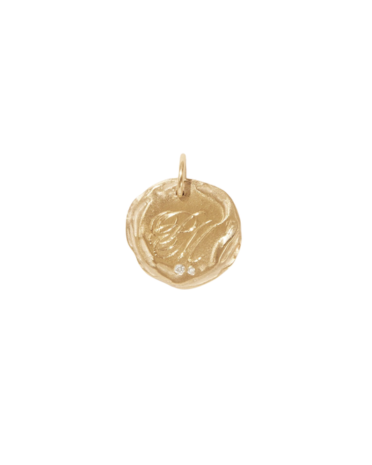 Large Cursive Initial Pendant
