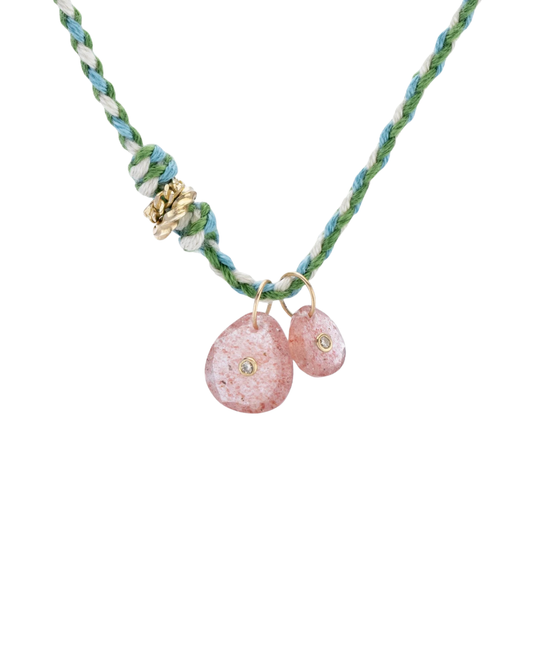 HOLI Strawberry Quartz Necklace