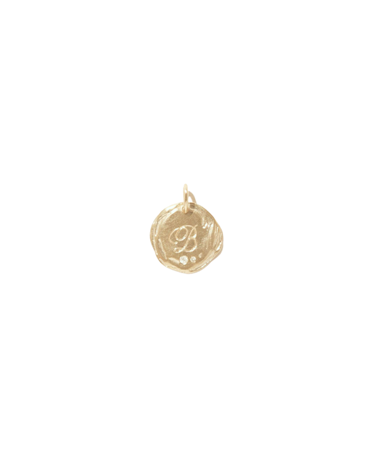Mini Cursive Initial Pendant