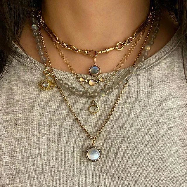 Cosmic Moonstone Necklace